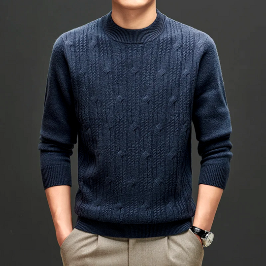 Miesten Villapaita Kevyt Tyylikäs Teksturoitu Neulonta 6