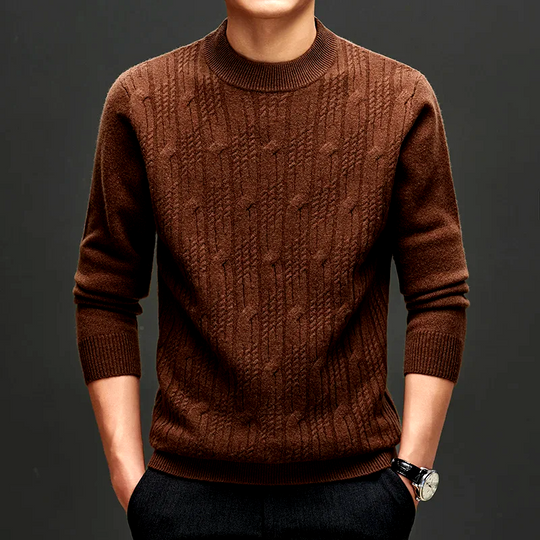 Miesten Villapaita Kevyt Tyylikäs Teksturoitu Neulonta 7