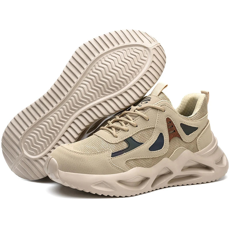 Miesten ja Naisten Turvakengät Teräsvarpain Mukautuva Rakenne 10