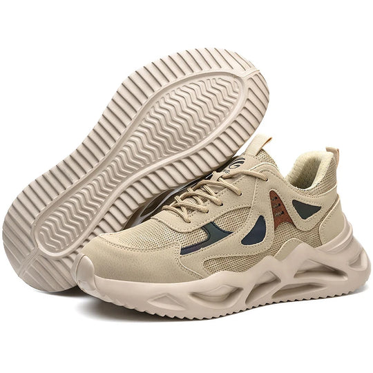 Miesten ja Naisten Turvakengät Teräsvarpain Mukautuva Rakenne 10