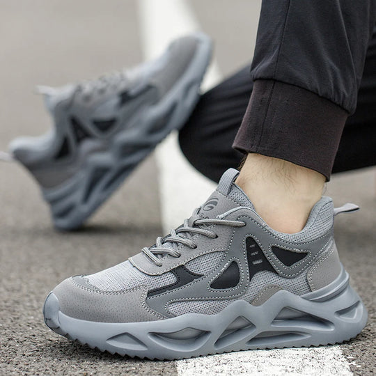 Miesten ja Naisten Turvakengät Teräsvarpain Mukautuva Rakenne 3