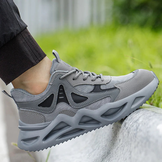 Miesten ja Naisten Turvakengät Teräsvarpain Mukautuva Rakenne 5