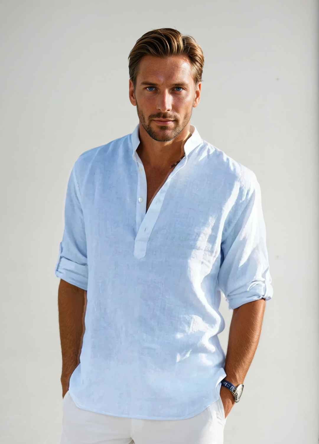 Miesten paita Ajaton Tyyli Kesäinen Hengittävä 5