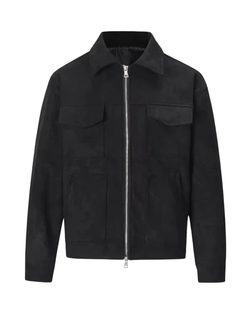 Miesten rento takki vetoketjulla 0