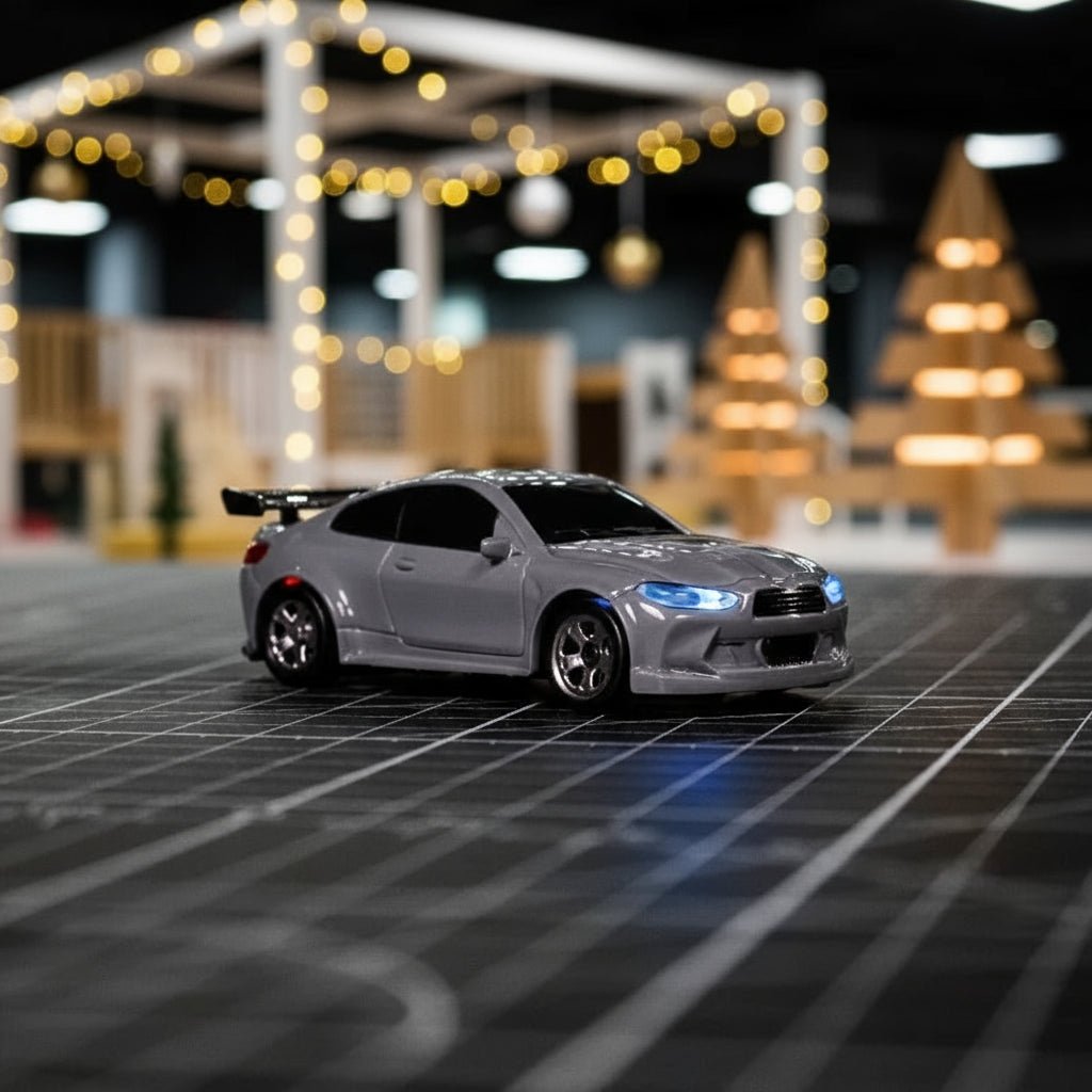 Mini-kilpa-auto 1:64 Drift-kykyinen 2,4 GHz:n kaukosäätimellä 1
