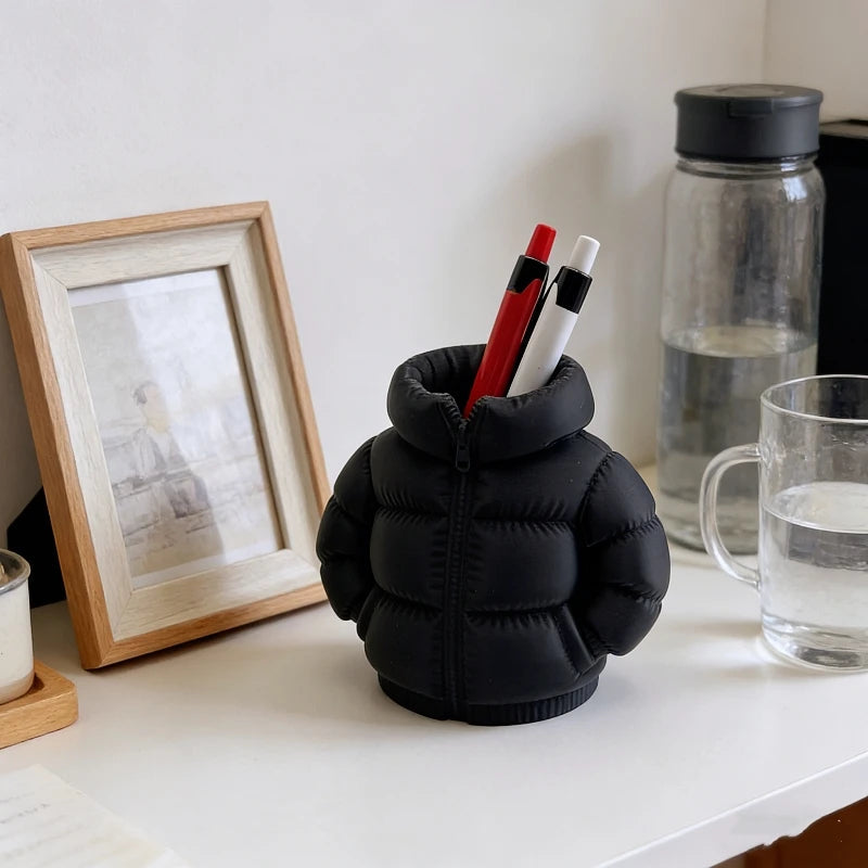 Mini Puffer Jacket Kynäteline Leikkisä Pöytätarvike 1