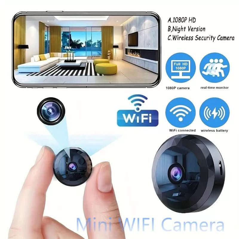 Mini WiFi-kamera 1080P HD Kompakti Valvontalaite 0