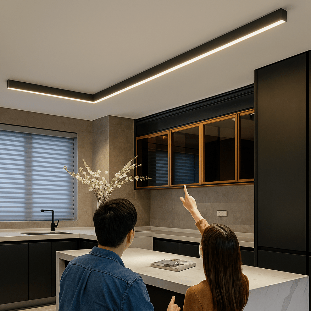 Minimalistinen LED-kattovalaisin Skandinaavinen Muotoilu 3