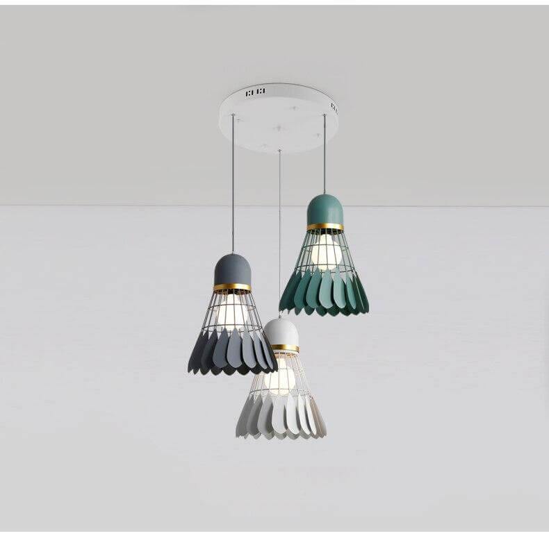 Minimalistinen Sulkapallo Kynttelikkölamppu 3