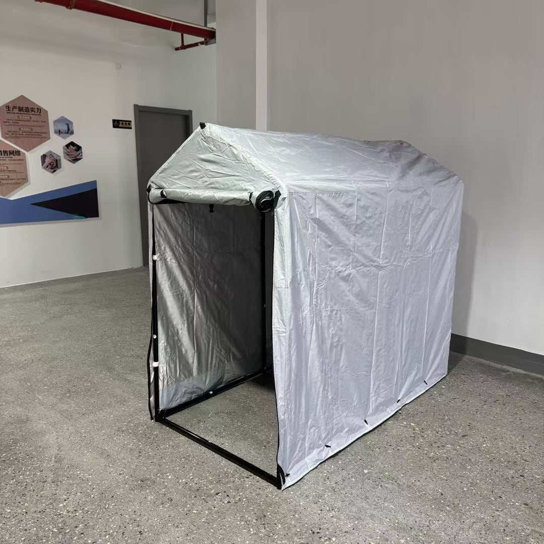 Mobiili pukuhuone tilava ja käytännöllinen ulkokäyttöön 2