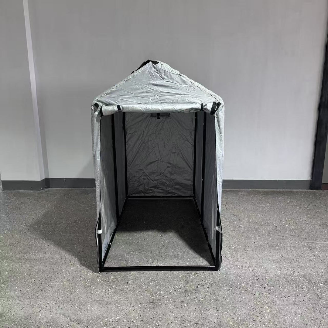 Mobiili pukuhuone tilava ja käytännöllinen ulkokäyttöön 3