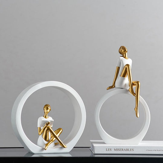 Moderni Abstrakti Pöytäkoriste Tytöille 3