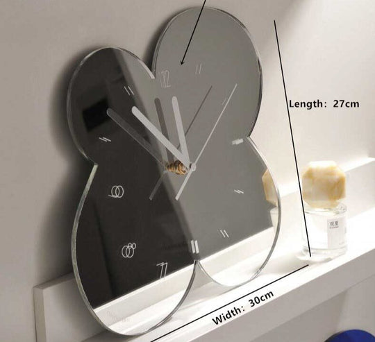 Moderni Akryylipeilikukkaseinäkello 4