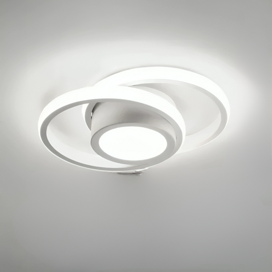 Moderni LED-kattovalaisin 18W Kaksirenkaalla 0