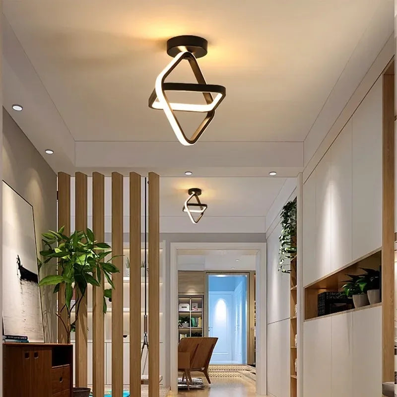Moderni LED-kattovalaisin 18W Kaksirenkaalla 1