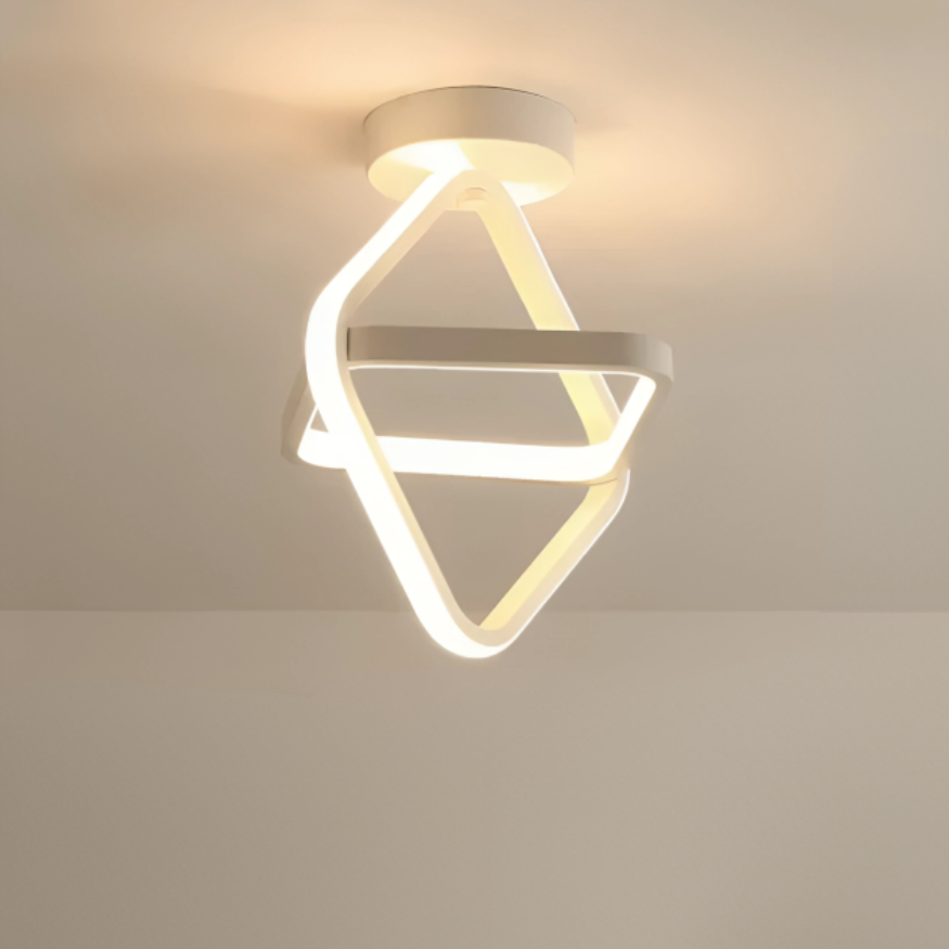 Moderni LED-kattovalaisin 18W Kaksirenkaalla 10