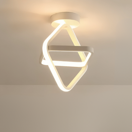 Moderni LED-kattovalaisin 18W Kaksirenkaalla 10