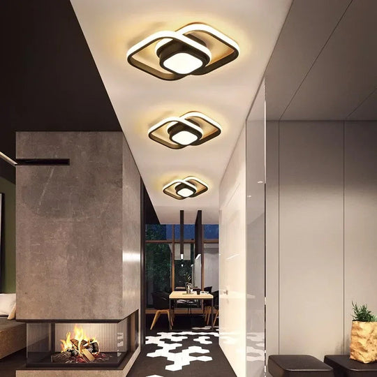 Moderni LED-kattovalaisin 18W Kaksirenkaalla 3