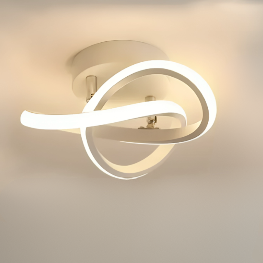 Moderni LED-kattovalaisin 18W Kaksirenkaalla 5