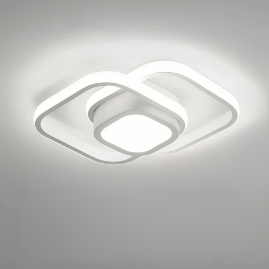 Moderni LED-kattovalaisin 18W Kaksirenkaalla 7