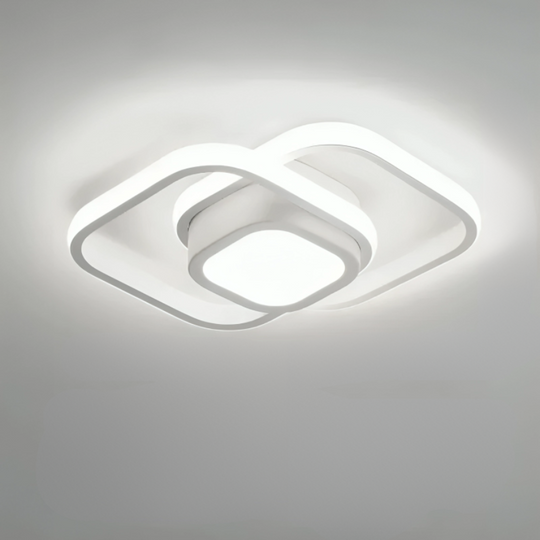Moderni LED-kattovalaisin 18W Kaksirenkaalla 7