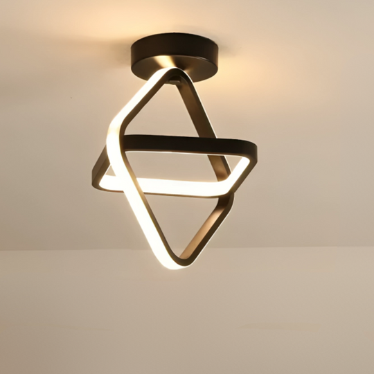 Moderni LED-kattovalaisin 18W Kaksirenkaalla 9