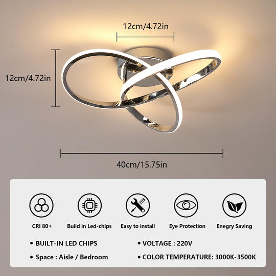 Moderni LED-kattovalaisin Kukka Design 3