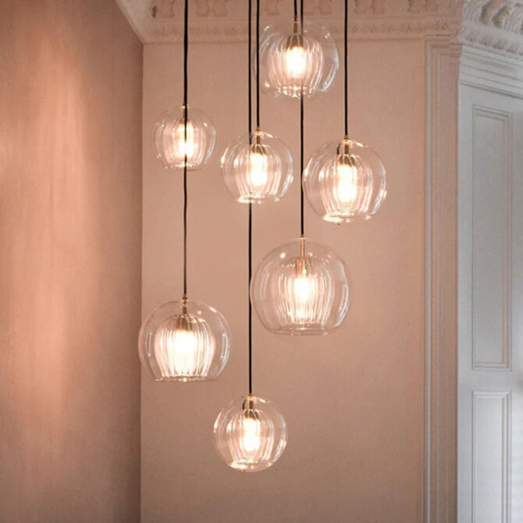 Moderni LED-riippuvalaisin Aurora Sphere 8
