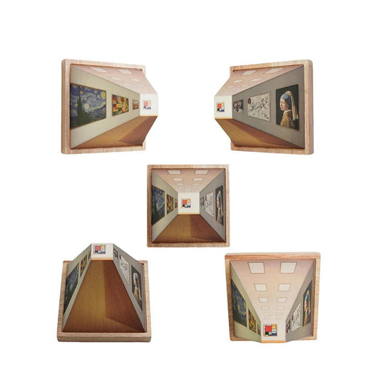 Moderni LED Lamppu 3D-Seinätaiteella 2