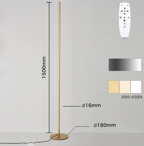 Moderni Lattiavalaisin Minimalistisella Muotoilulla Kuun Vaiheista 6