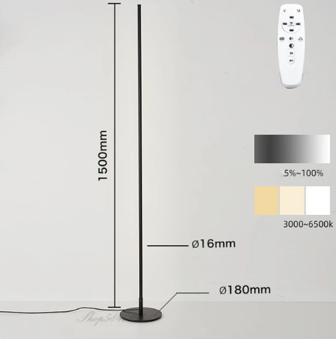 Moderni Lattiavalaisin Minimalistisella Muotoilulla Kuun Vaiheista 7