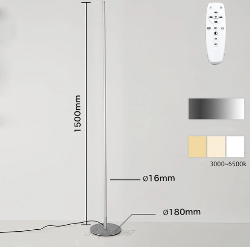 Moderni Lattiavalaisin Minimalistisella Muotoilulla Kuun Vaiheista 8