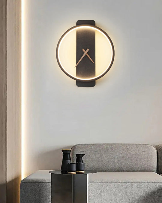 Moderni Minimalistinen Seinäkello LED-valolla 5