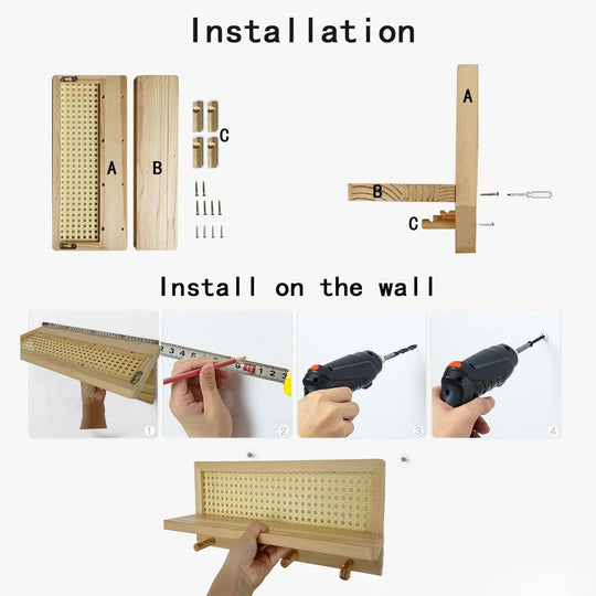 Moderni Seinähylly Minimalistinen Hylly Seinälle 4