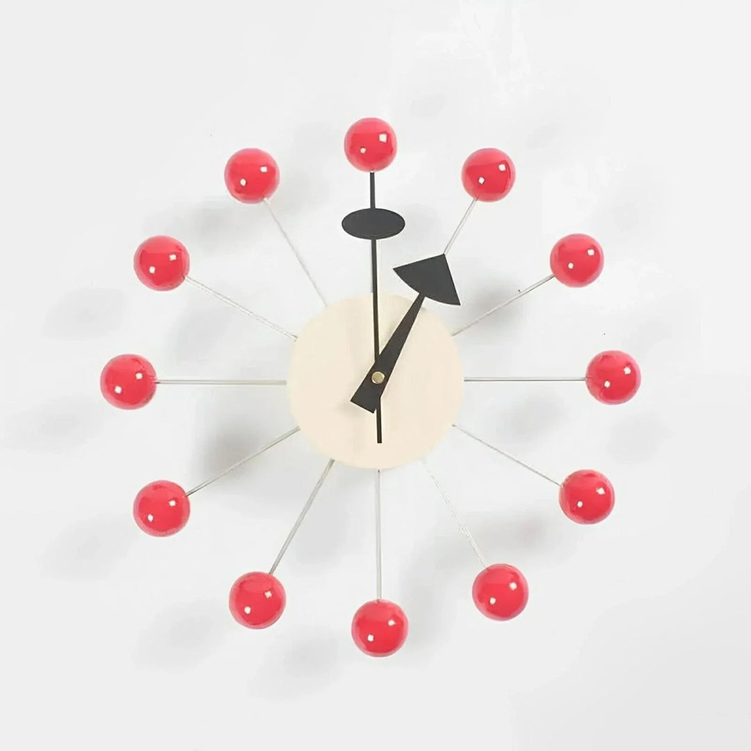 Moderni Seinäkello Aurinkoteemalla Tyylikäs Metallinen 32 cm 5