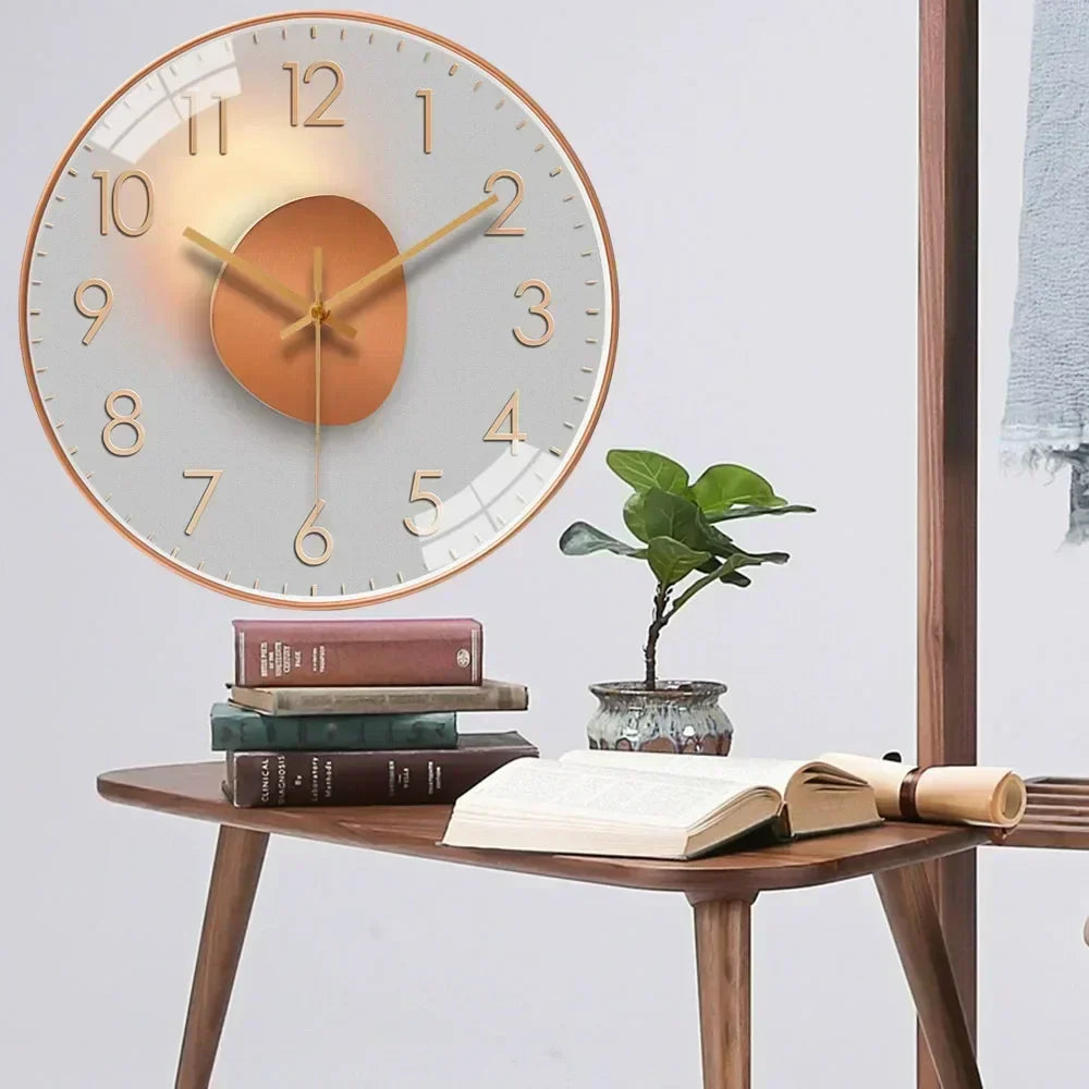 Moderni Seinäkello Minimalistisella Muotoilulla 2