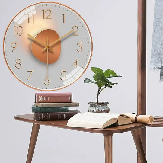 Moderni Seinäkello Minimalistisella Muotoilulla 2
