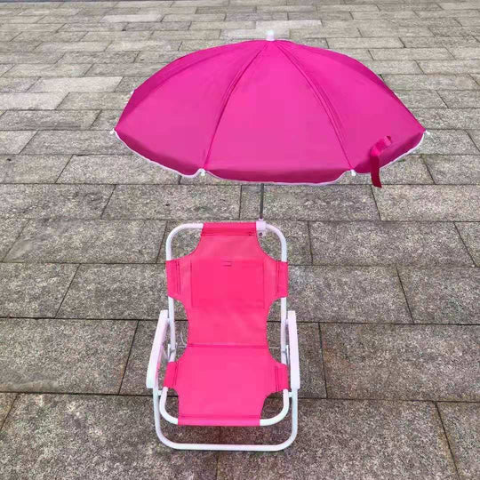 Monikäyttöinen Rantatuoli Aurinkovarjolla Miehille Ja Naisille 1