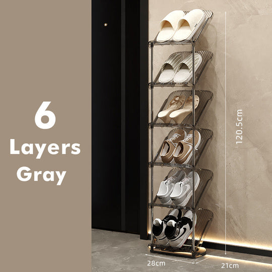 Monikerroksinen Kenkäteline Läpinäkyvä Tyylikäs Säilytysratkaisu 10