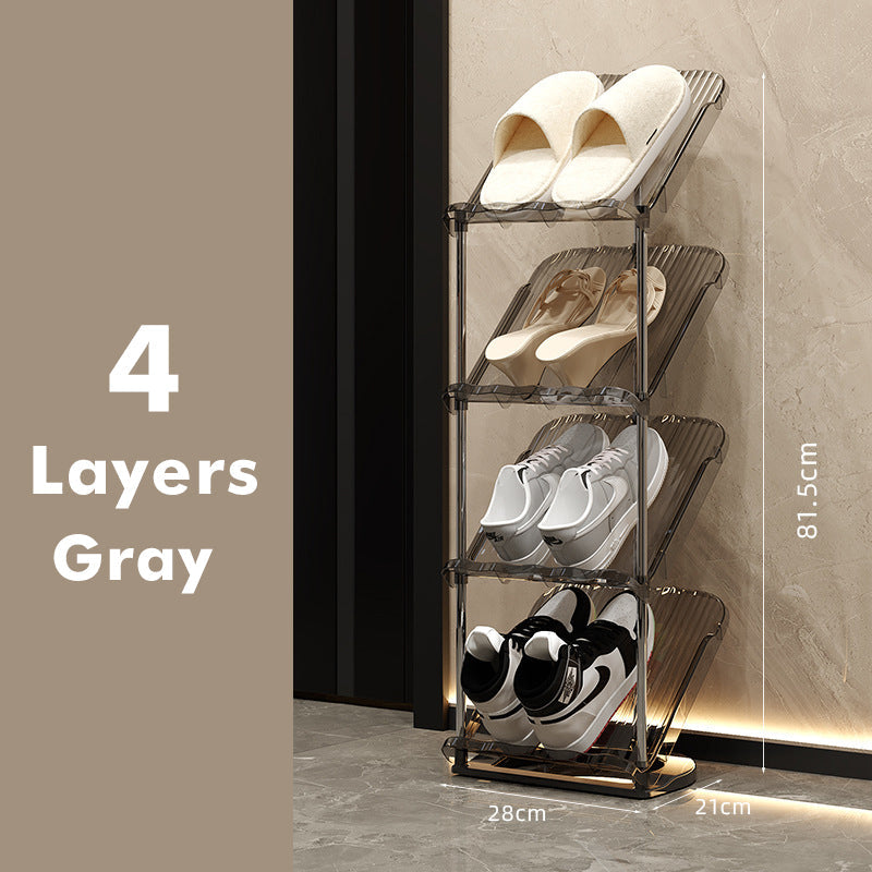 Monikerroksinen Kenkäteline Läpinäkyvä Tyylikäs Säilytysratkaisu 13