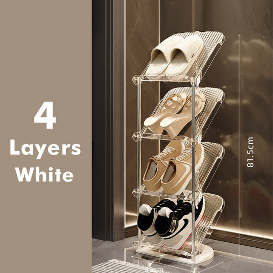 Monikerroksinen Kenkäteline Läpinäkyvä Tyylikäs Säilytysratkaisu 2
