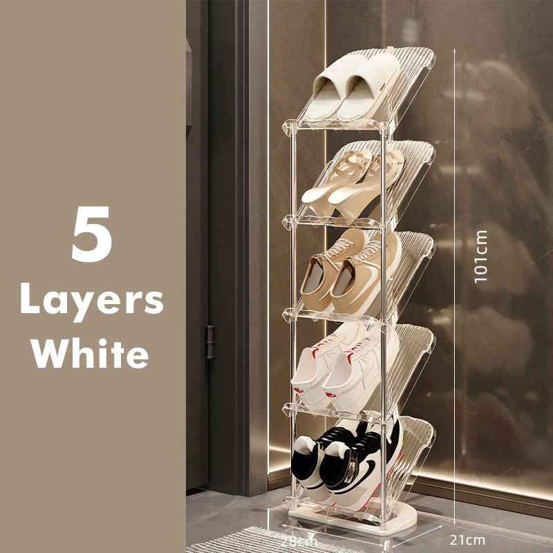 Monikerroksinen Kenkäteline Läpinäkyvä Tyylikäs Säilytysratkaisu 3