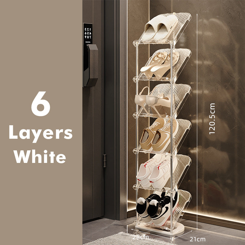 Monikerroksinen Kenkäteline Läpinäkyvä Tyylikäs Säilytysratkaisu 4