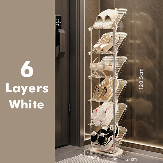 Monikerroksinen Kenkäteline Läpinäkyvä Tyylikäs Säilytysratkaisu 4