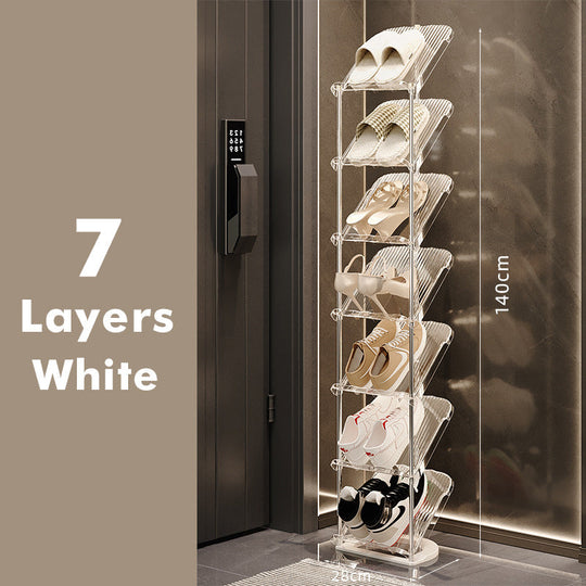 Monikerroksinen Kenkäteline Läpinäkyvä Tyylikäs Säilytysratkaisu 5