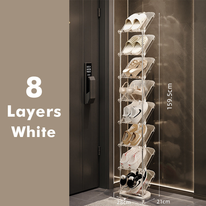 Monikerroksinen Kenkäteline Läpinäkyvä Tyylikäs Säilytysratkaisu 6