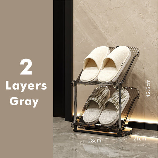 Monikerroksinen Kenkäteline Läpinäkyvä Tyylikäs Säilytysratkaisu 7