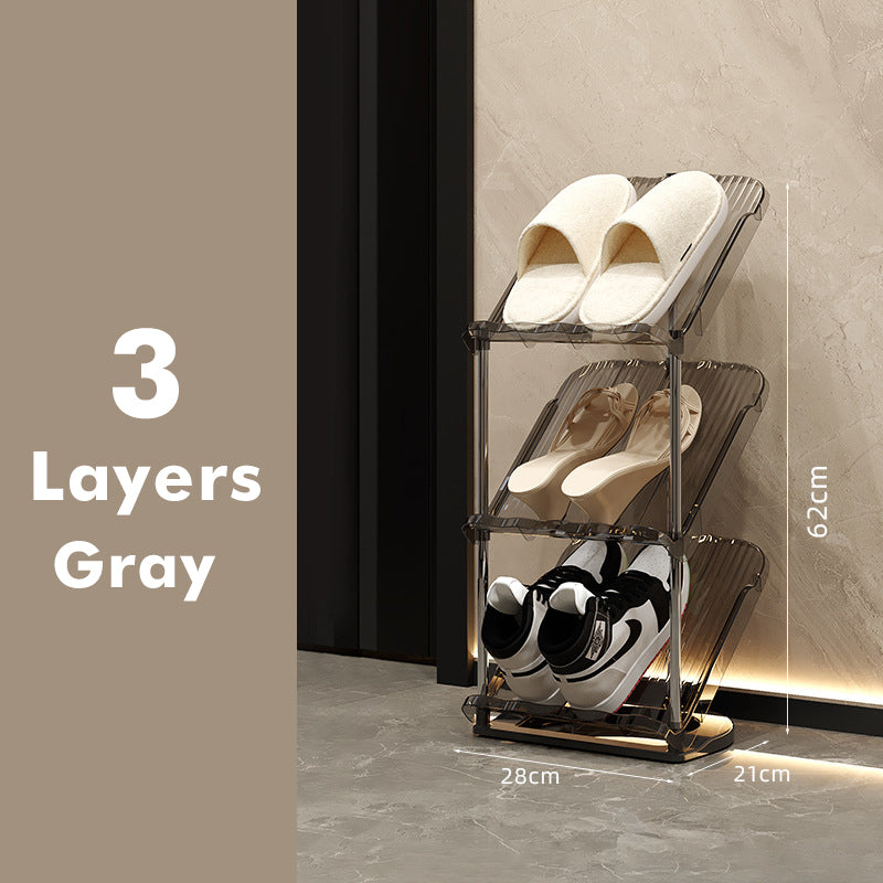 Monikerroksinen Kenkäteline Läpinäkyvä Tyylikäs Säilytysratkaisu 8