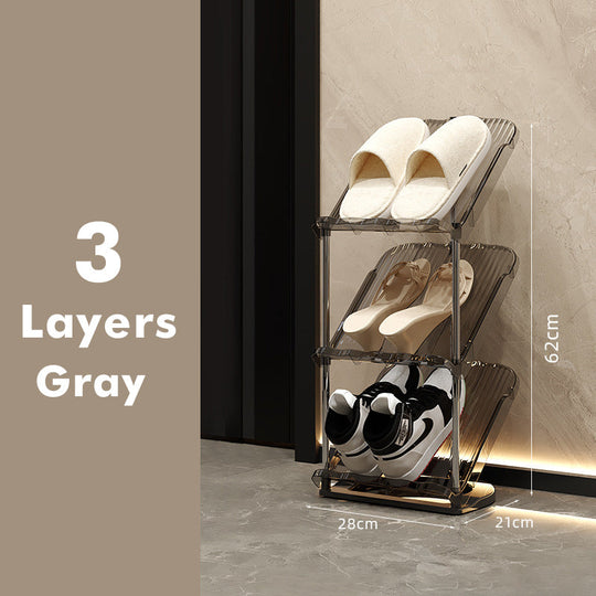 Monikerroksinen Kenkäteline Läpinäkyvä Tyylikäs Säilytysratkaisu 8