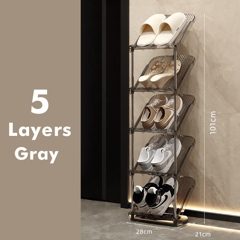 Monikerroksinen Kenkäteline Läpinäkyvä Tyylikäs Säilytysratkaisu 9